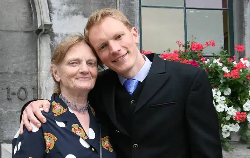 Een foto met mijn grootste voorbeeld en beste vriendin, mijn mama, Vicky Degrève