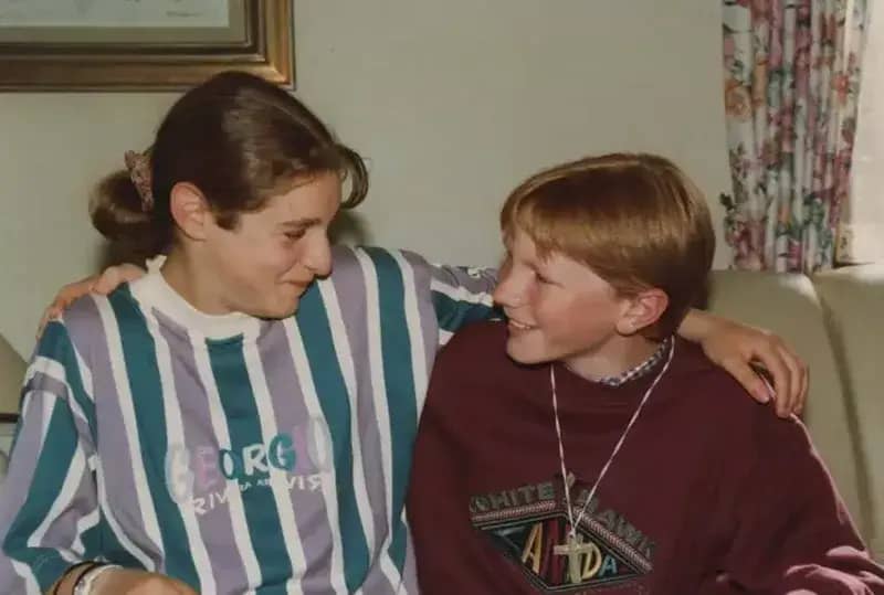 Een foto met mijn lieve zus, Maaike