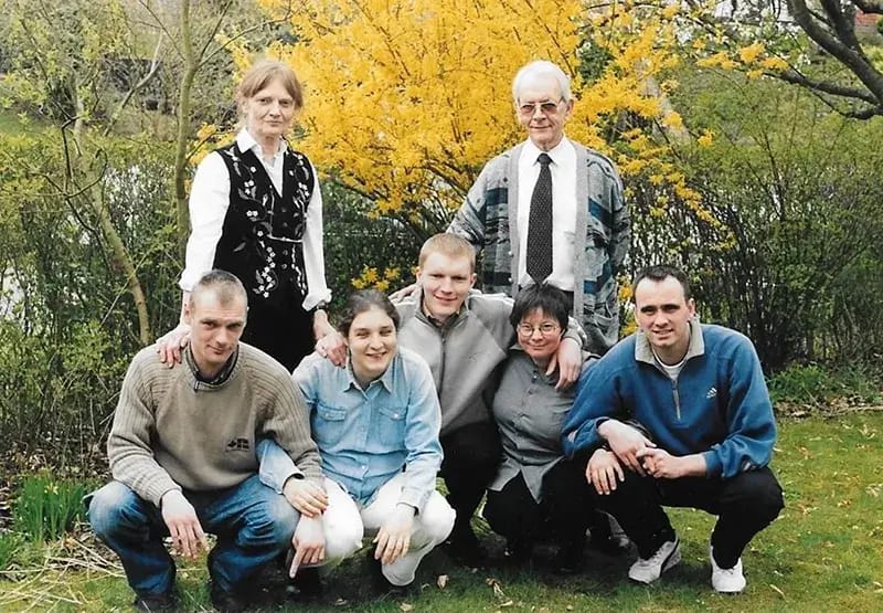 Mijn ouders Vicky en Willy met hun 5 kinderen: Toon, Maaike, Pieter, Kris en Jan